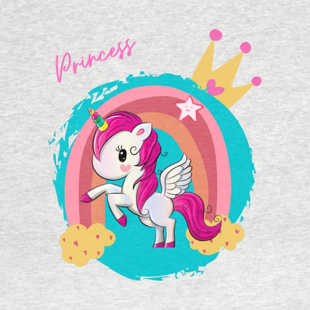 Unicorn rainbow princess by JLBCreations